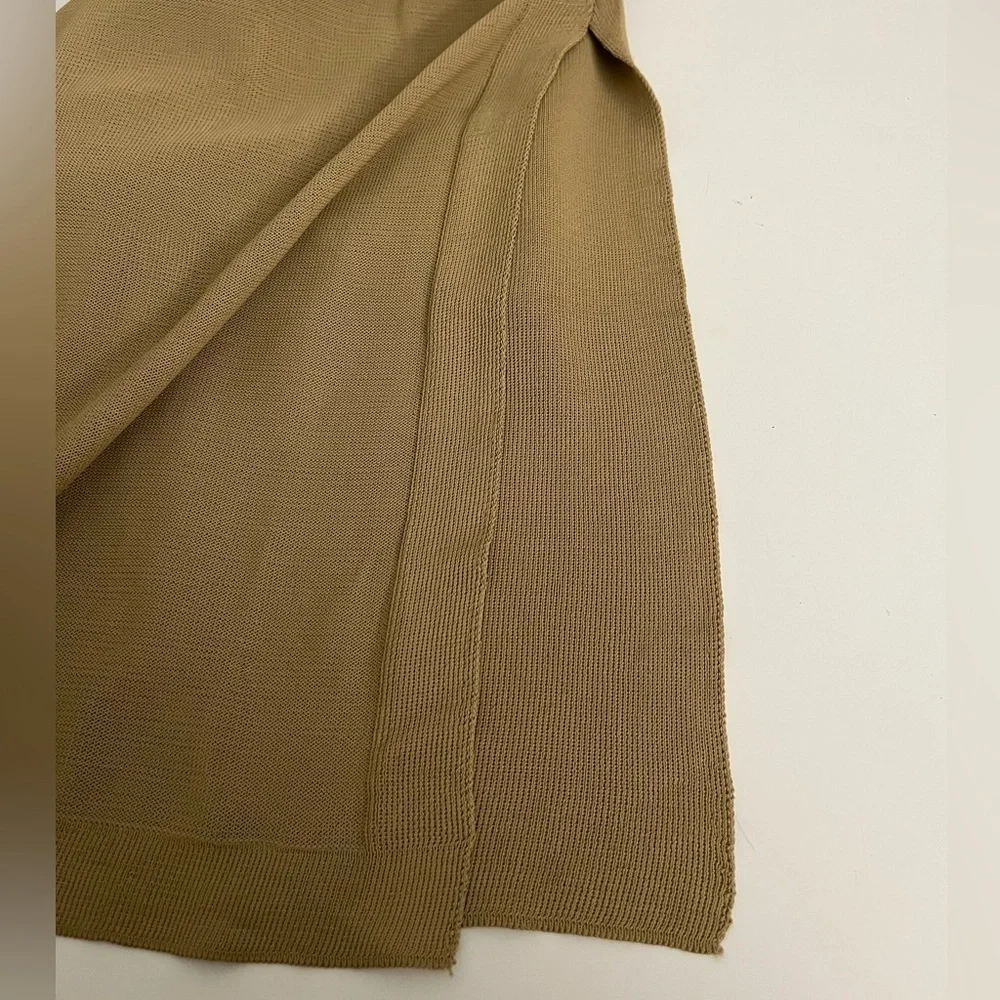 Chic Tan Pencil Skirt for Women Size XL